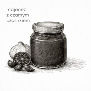 Majonez z czarnym czosnkiem 235ml